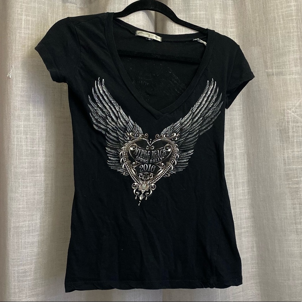 y2k biker top